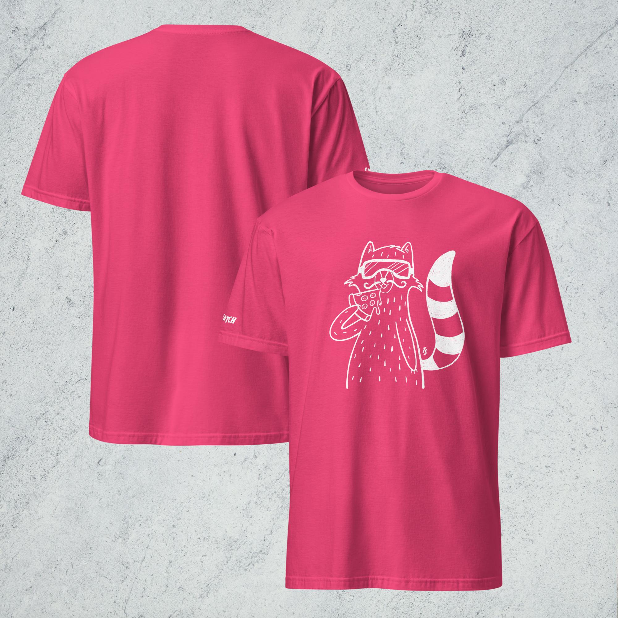 Pizza Raccoon Tee – Top Squatch Clothing Co.