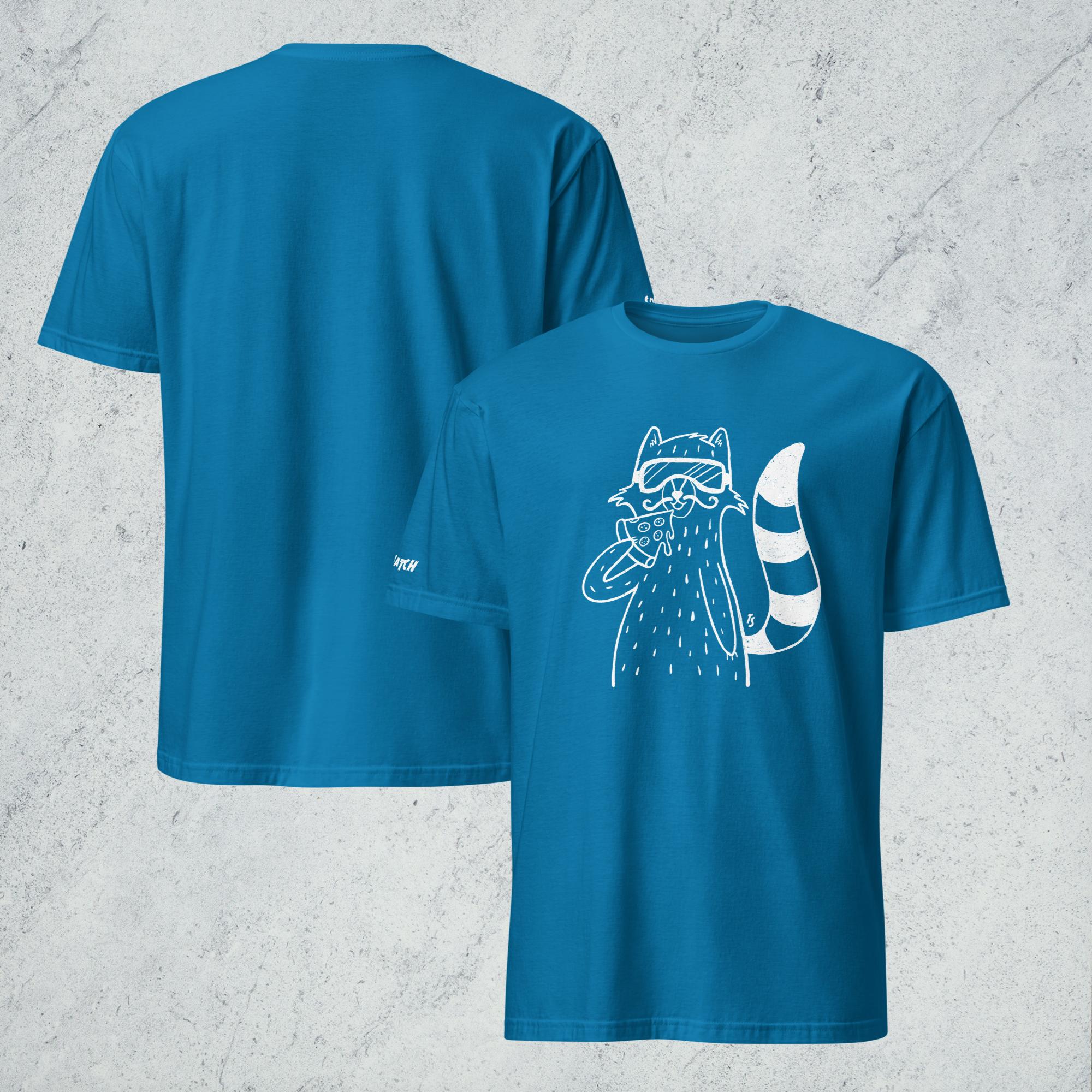 Pizza Raccoon Tee – Top Squatch Clothing Co.